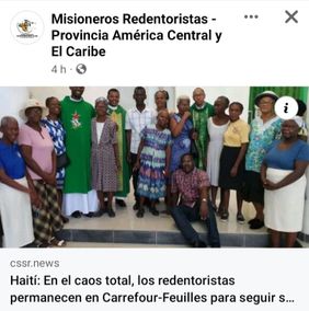 FIRMES LOS REDENTORISTAS EN HAITÍ ANTE LA SITUACIÓN.